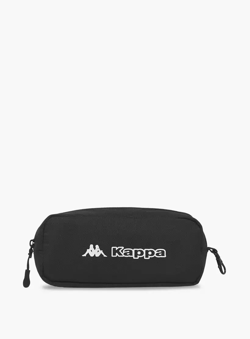 Kappa Logo Print Backpack with Lunch Bag and Pencil Case set