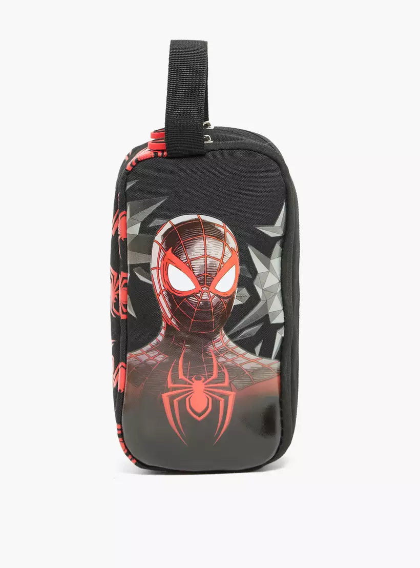 Spider-Man Print Pencil Pouch with 2 Compartment