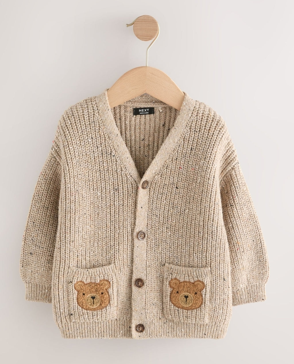 Neutral Bears Character Cardigan