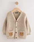 Neutral Bears Character Cardigan