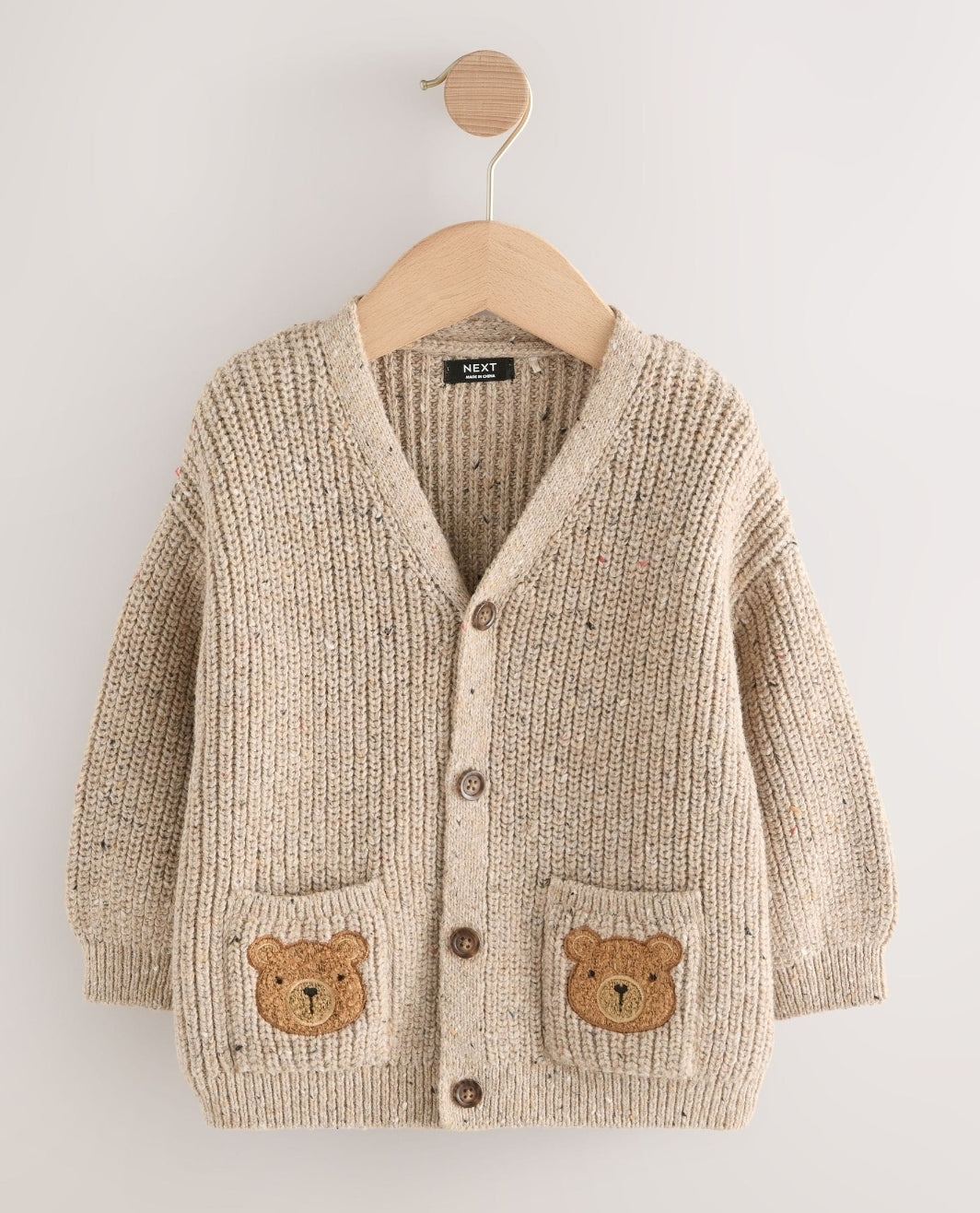 Neutral Bears Character Cardigan
