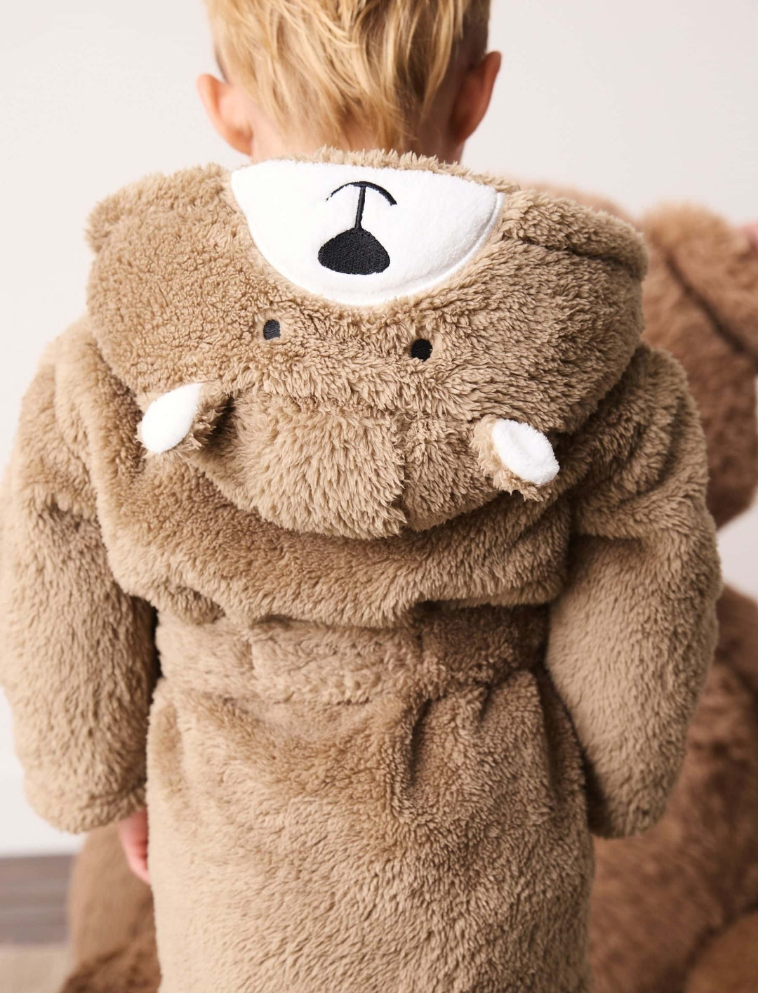 Brown Bear Fleece Robe