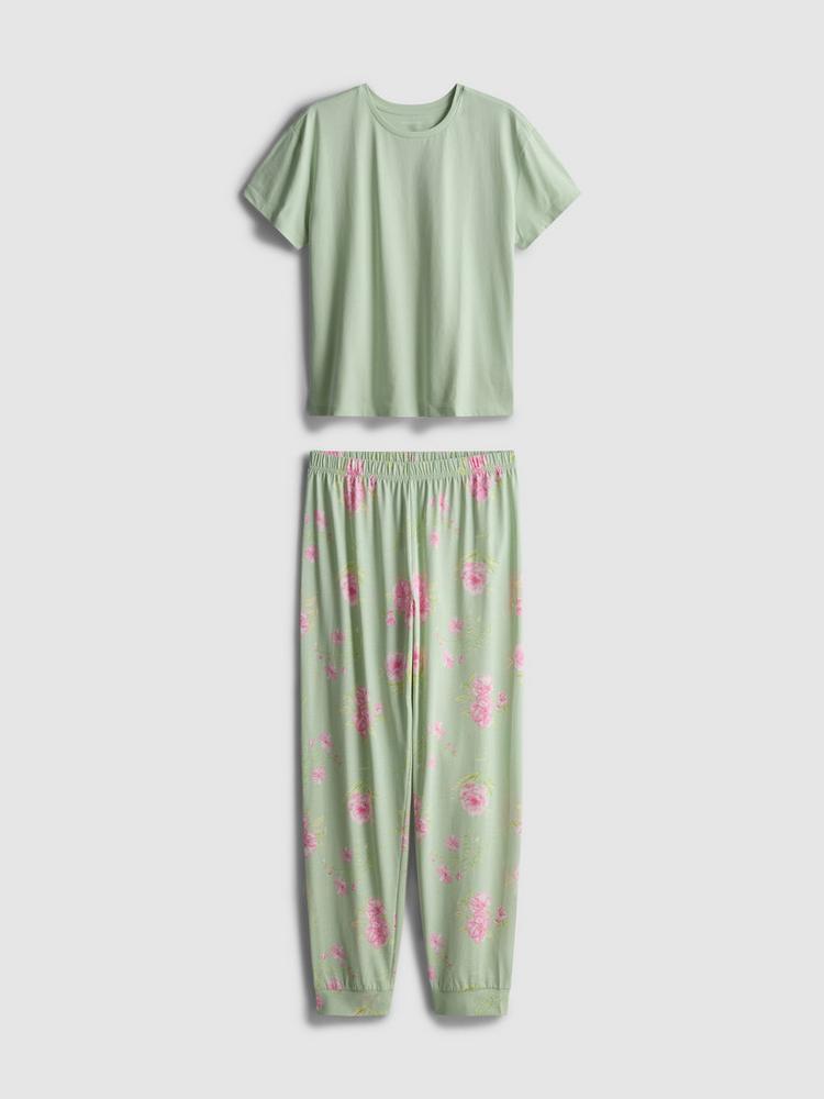 Cotton Printed Short Sleeve Pyjamas