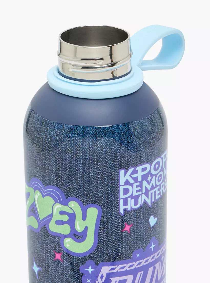 Netflix KPop Demon Hunters Print Stainless Steel Water Bottle with Loop Handle