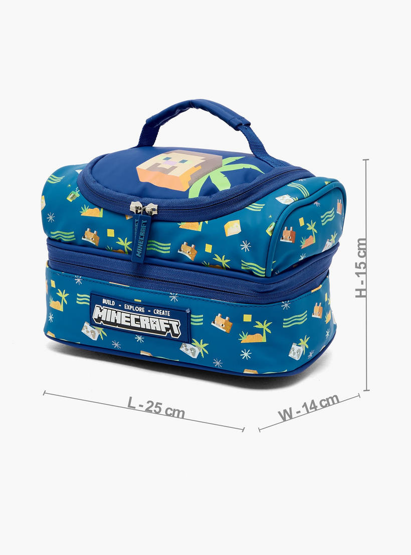 Minecraft Print Lunch Bag