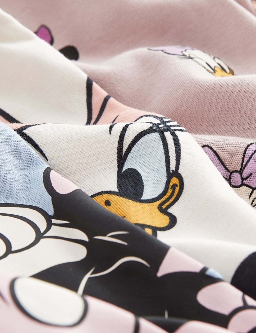 Pink/Blue/White Snuggle Pyjamas 3 Pack