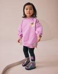 Purple Disney Princess Long Sleeve Mock Layer Top and Leggings Set
