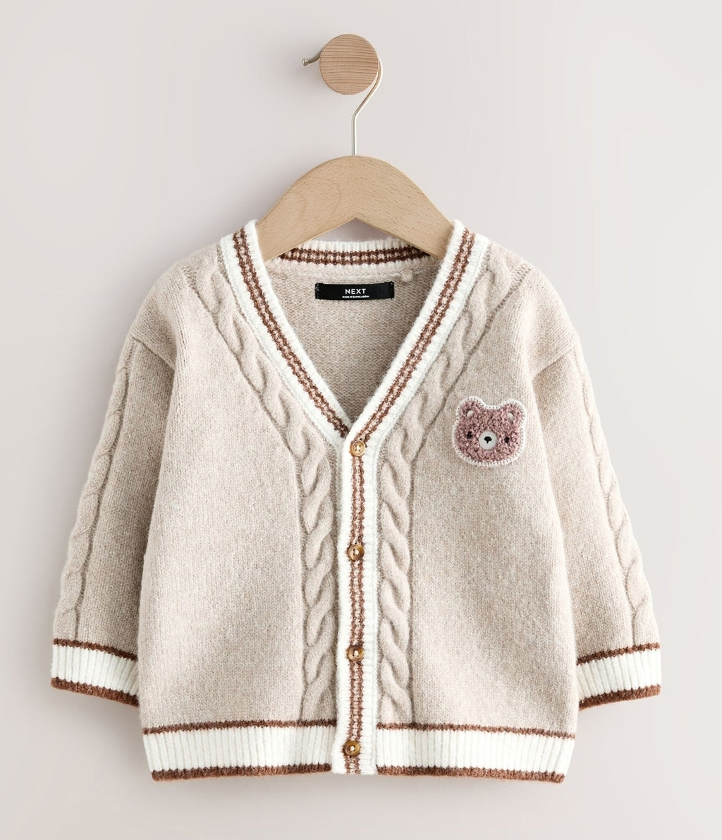 Neutral Bear Character Cardigan