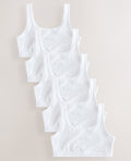 White Scoop Crop Top