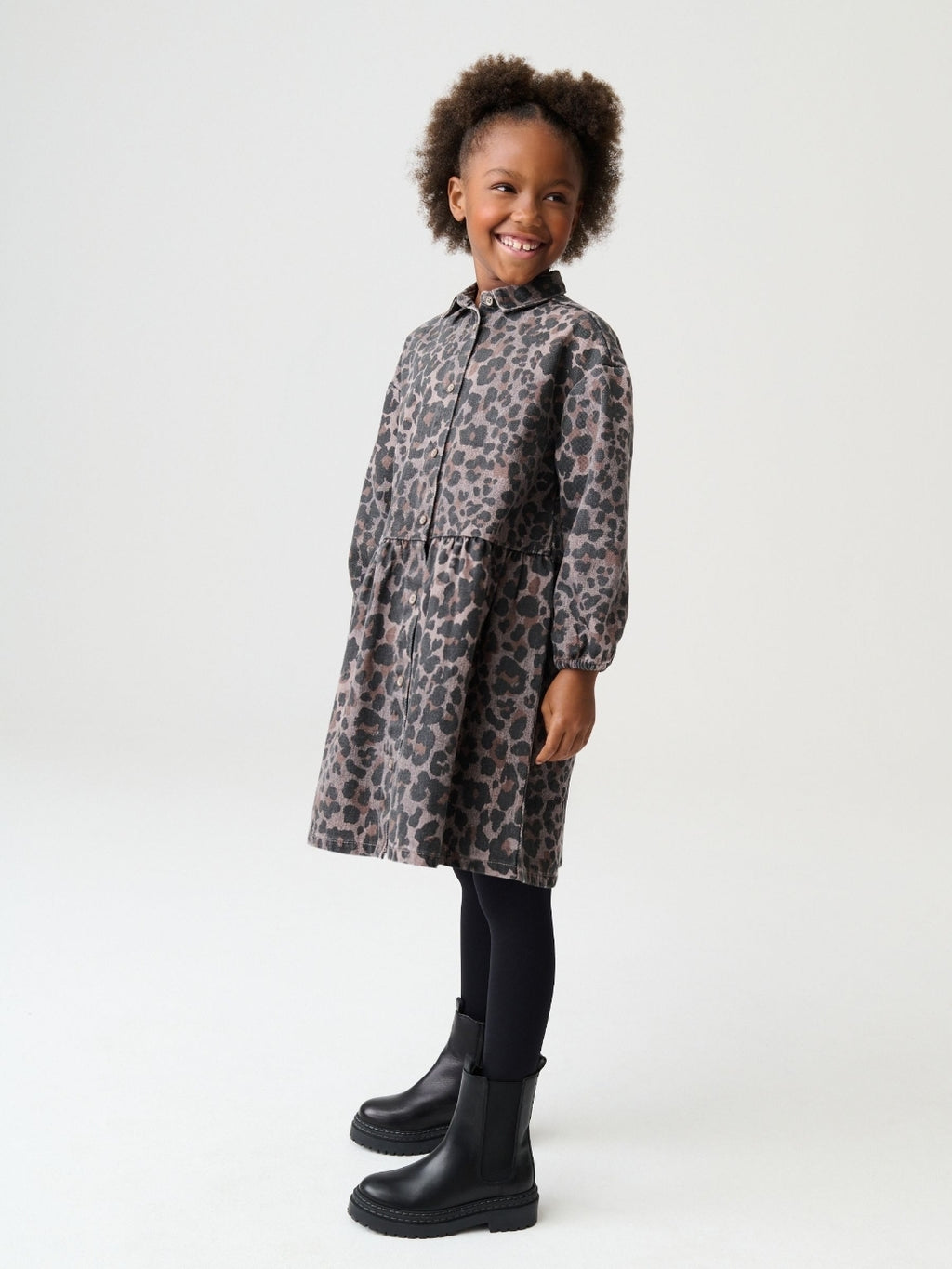 Animal Shirt Dress