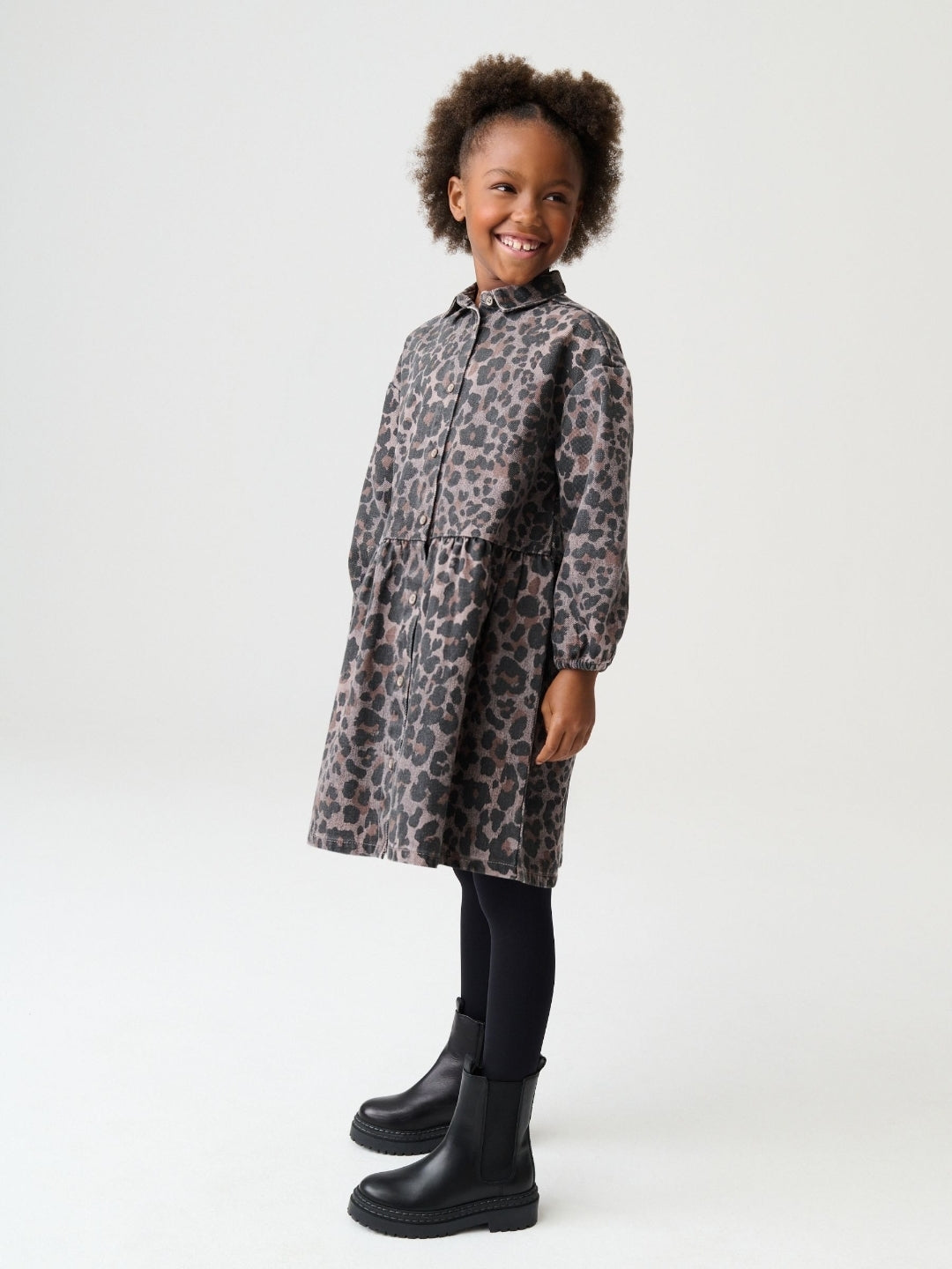 Animal Shirt Dress