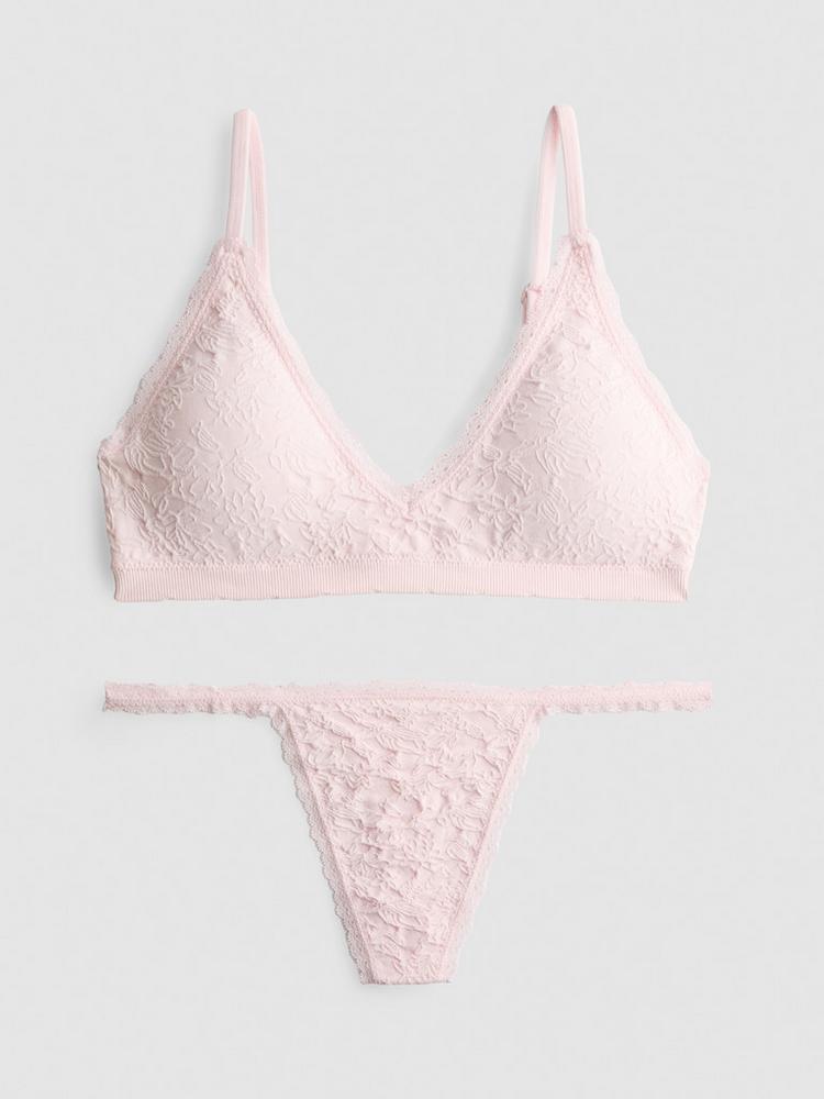 Primark Seamless Jacquard Triangle Lingerie Set