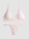 Primark Seamless Jacquard Triangle Lingerie Set