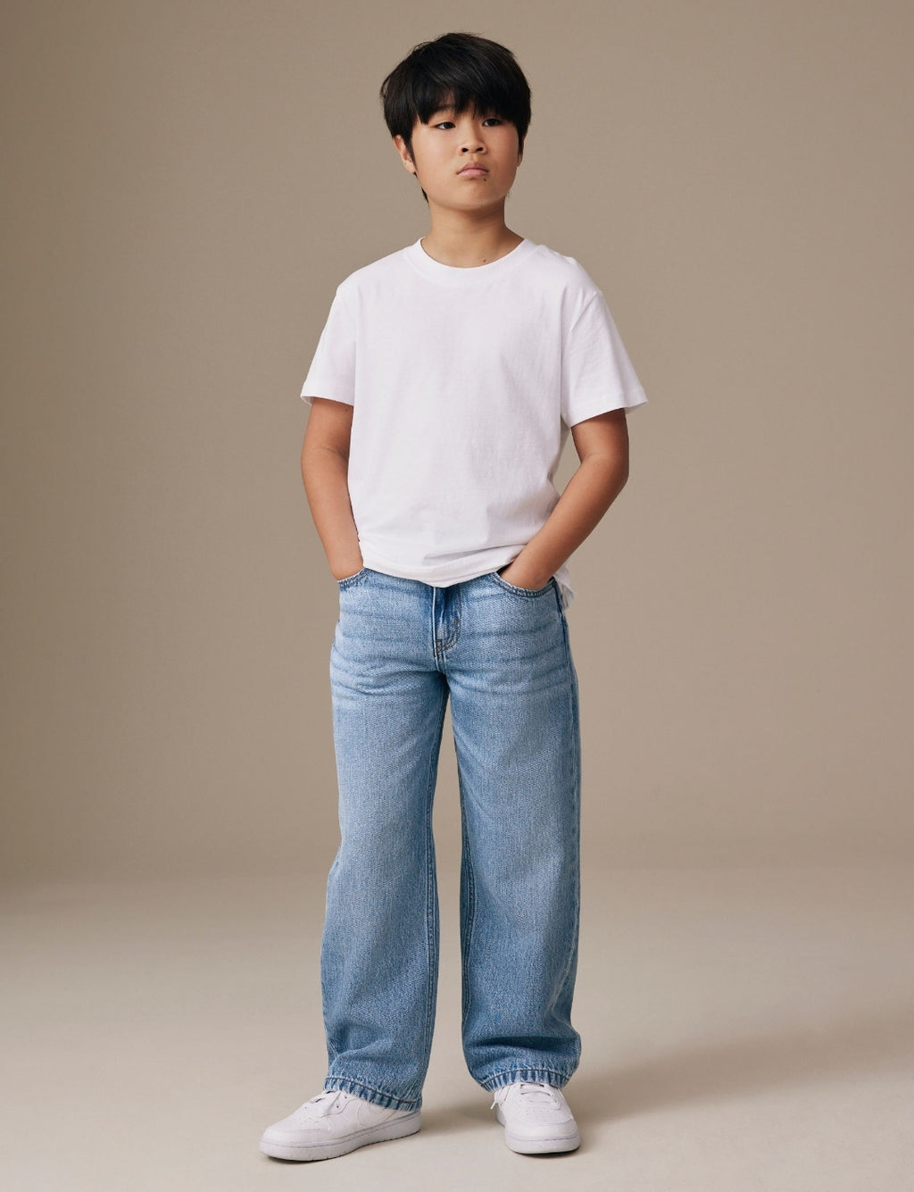 Light Blue Denim Wide Fit Authentic
Jeans