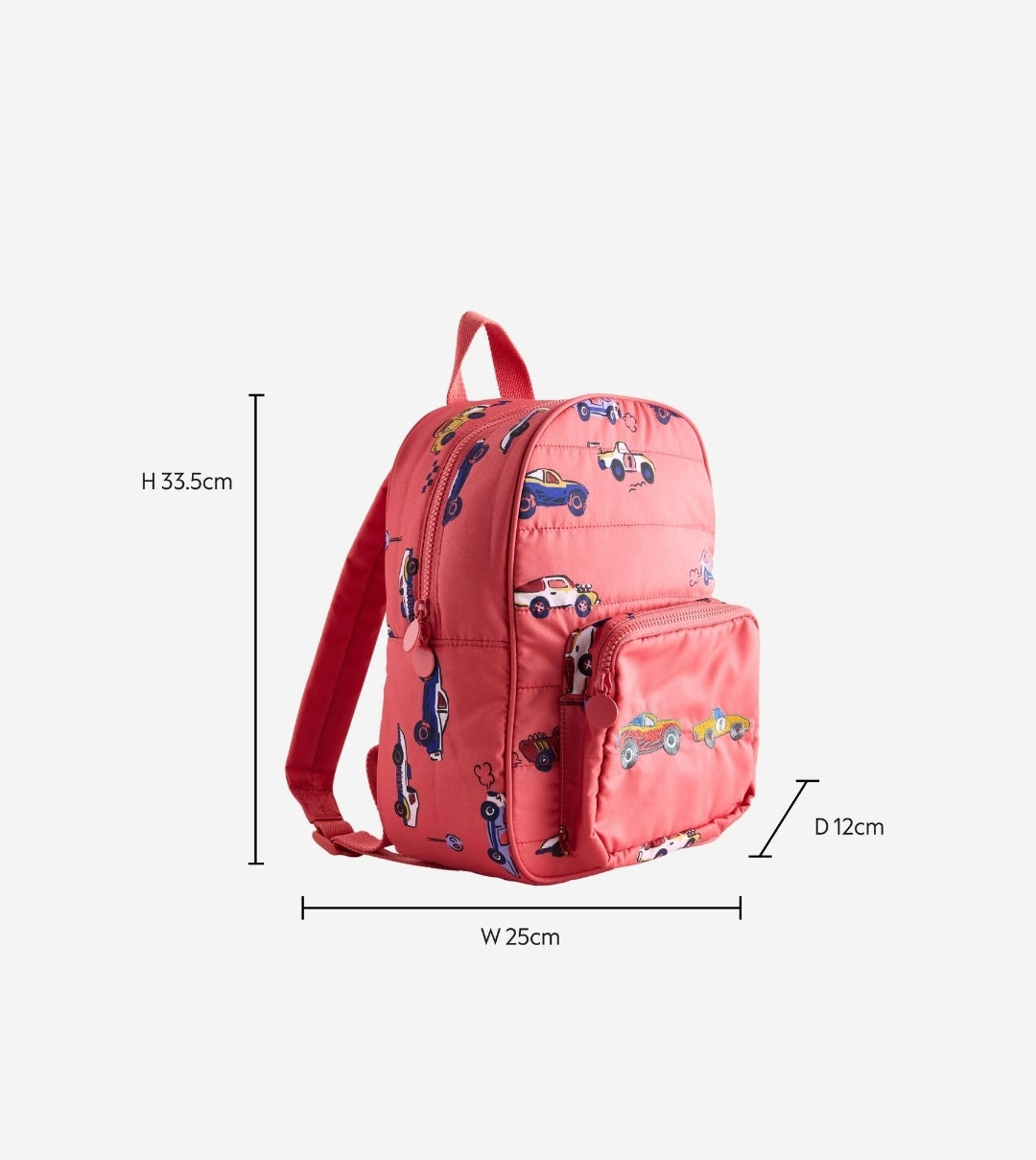Red Racing Cars Backpack 14 inches