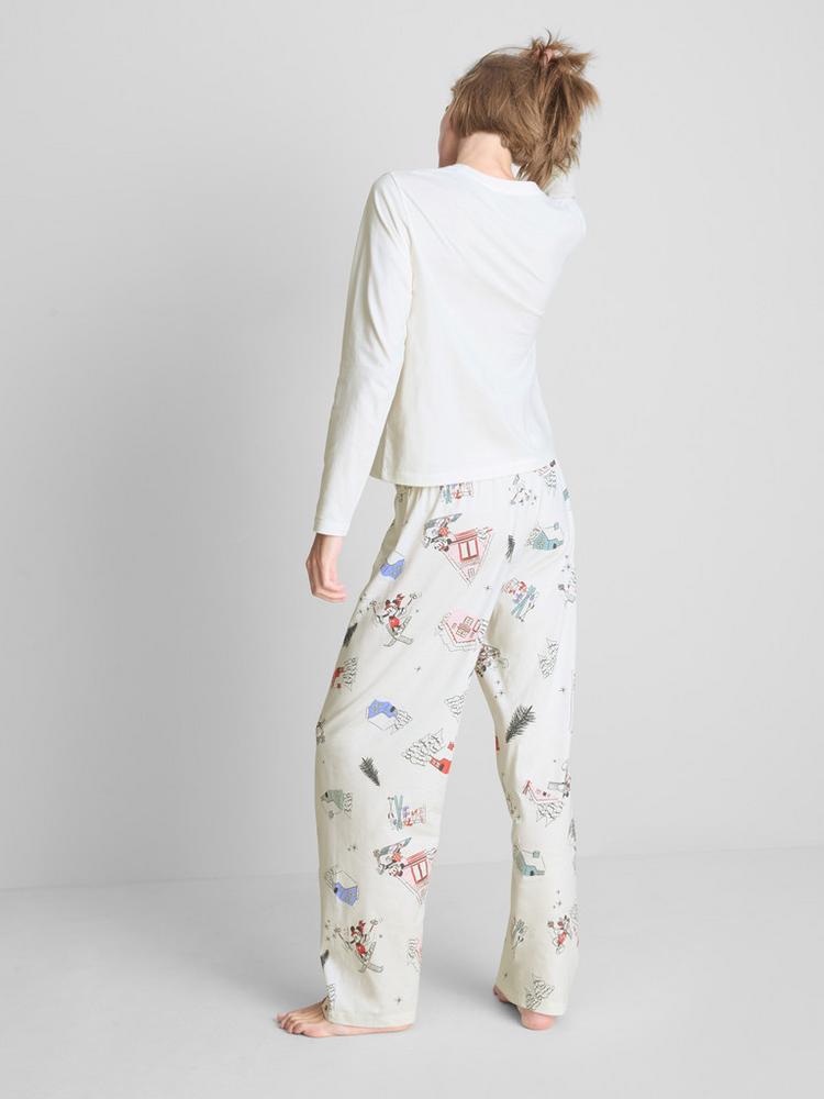 Primark Disney’s Mickey Mouse Pure Cotton Ski Print Long Pyjamas