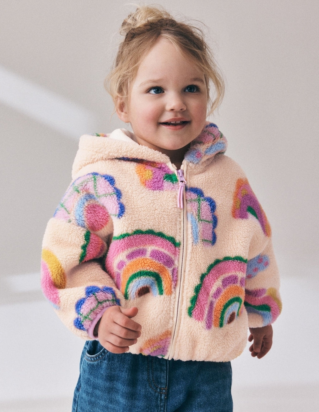 Rainbow Zip Up Fleece