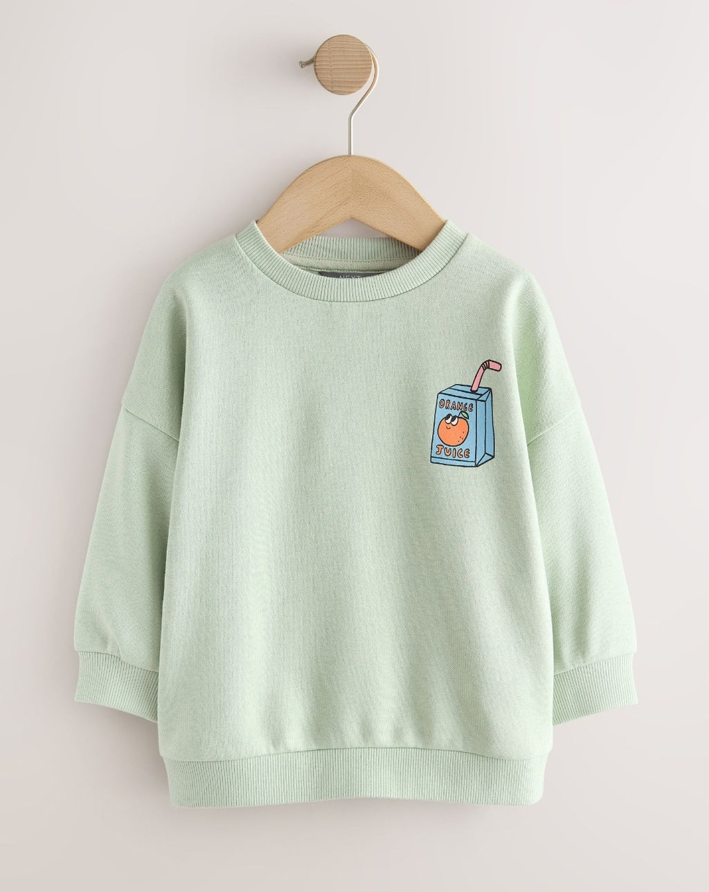 Back Print Print Crew Neck
Sweatshirt