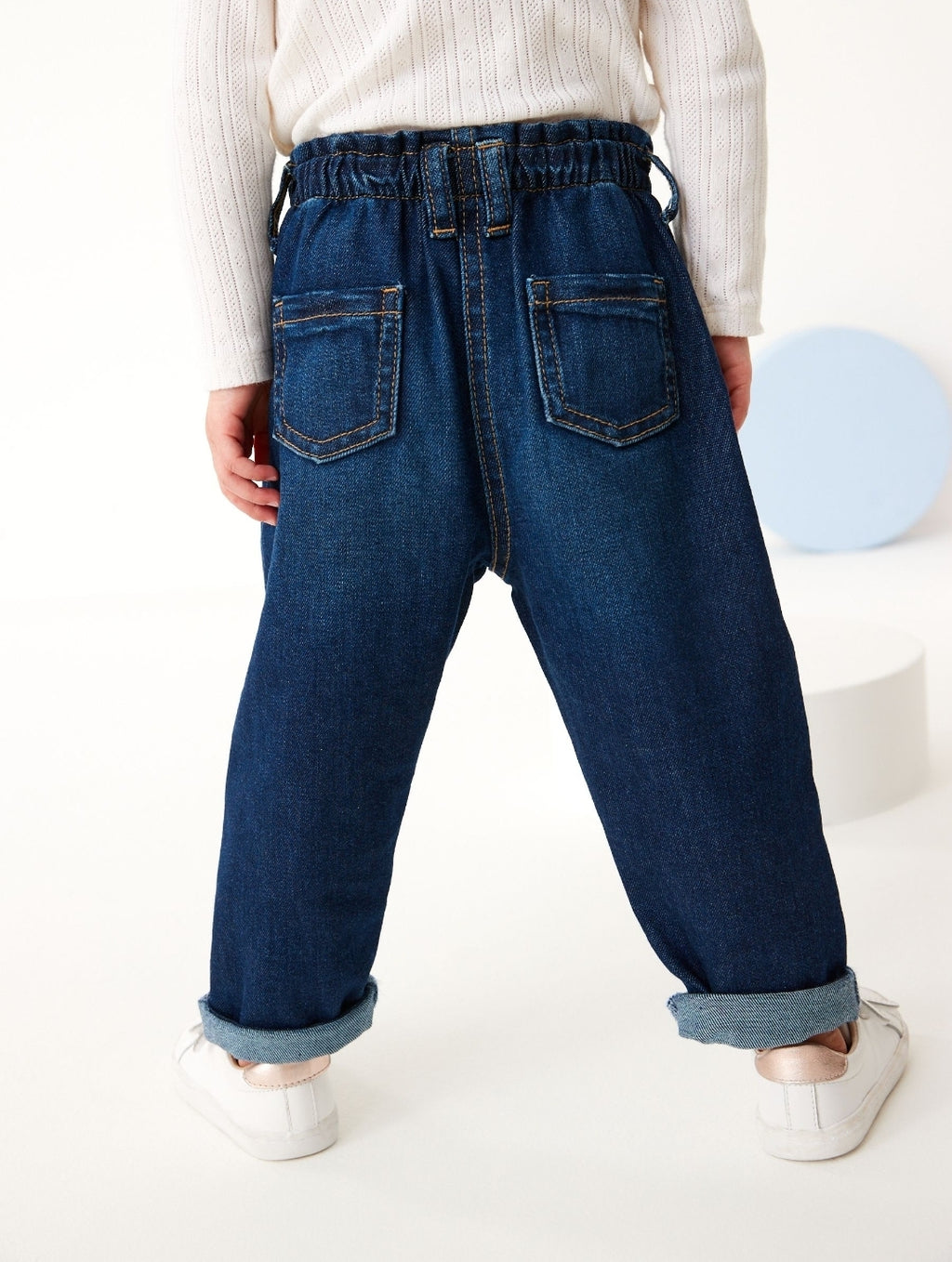 Denim Dark Wash Mom Jeans