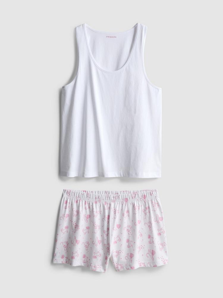 Cotton Vest And Short Pyjamas