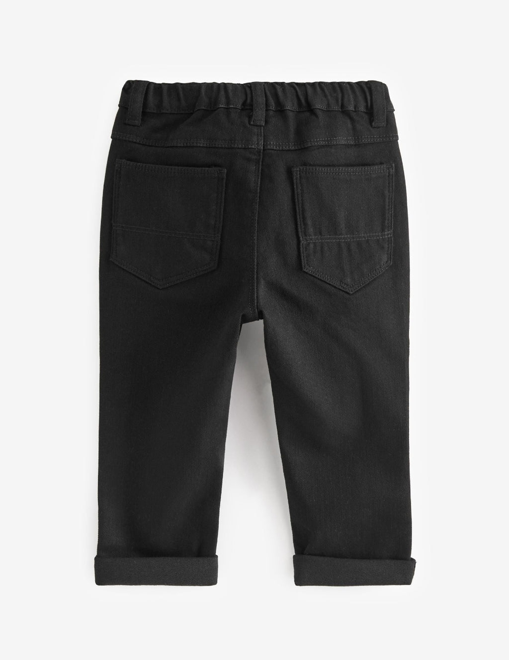 Black Denim Regular Fit Comfort Stretch Jeans