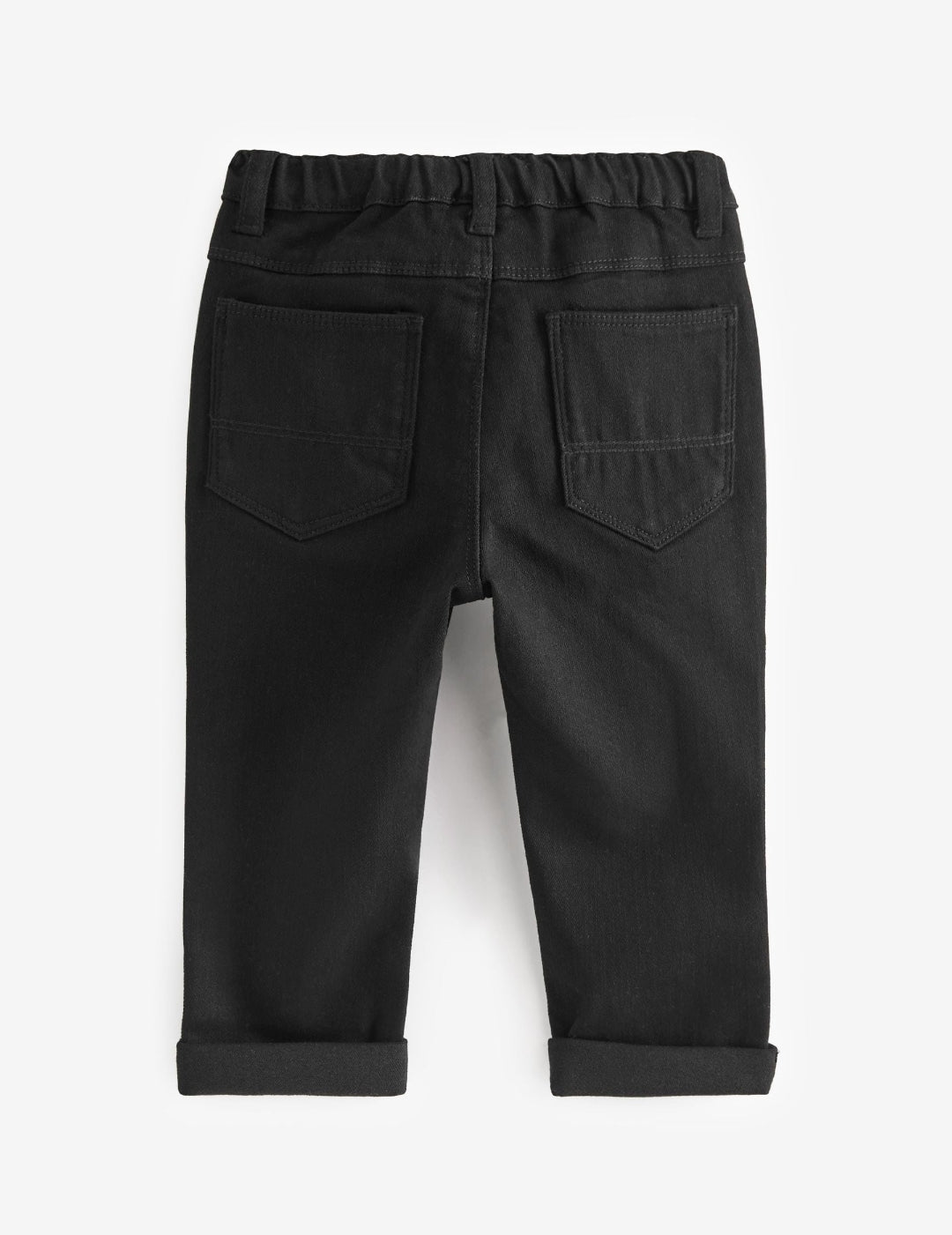 Black Denim Regular Fit Comfort Stretch Jeans