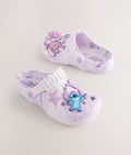 Lilac Purple Marble Lilo & Stitch Clogs