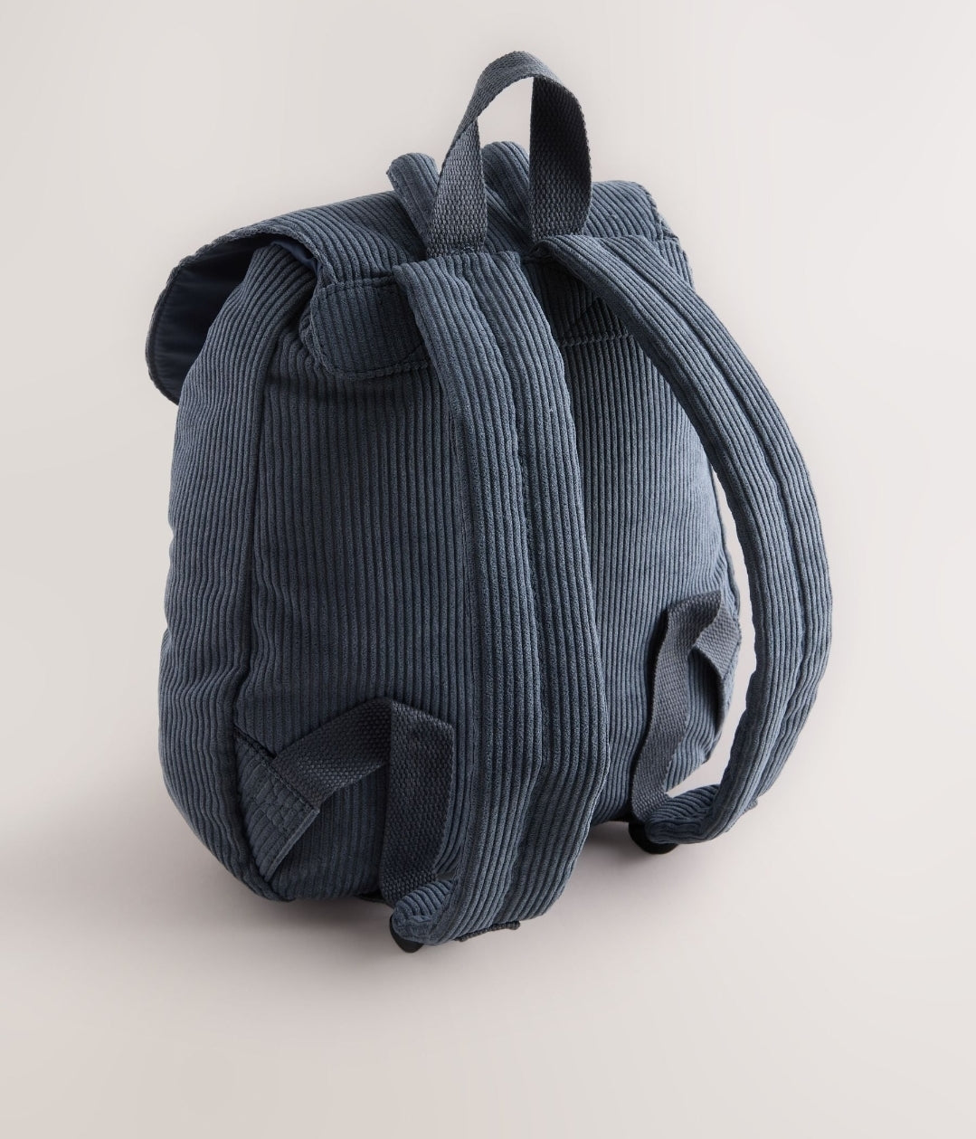 Blue Cord Corduroy Backpack 14 inches