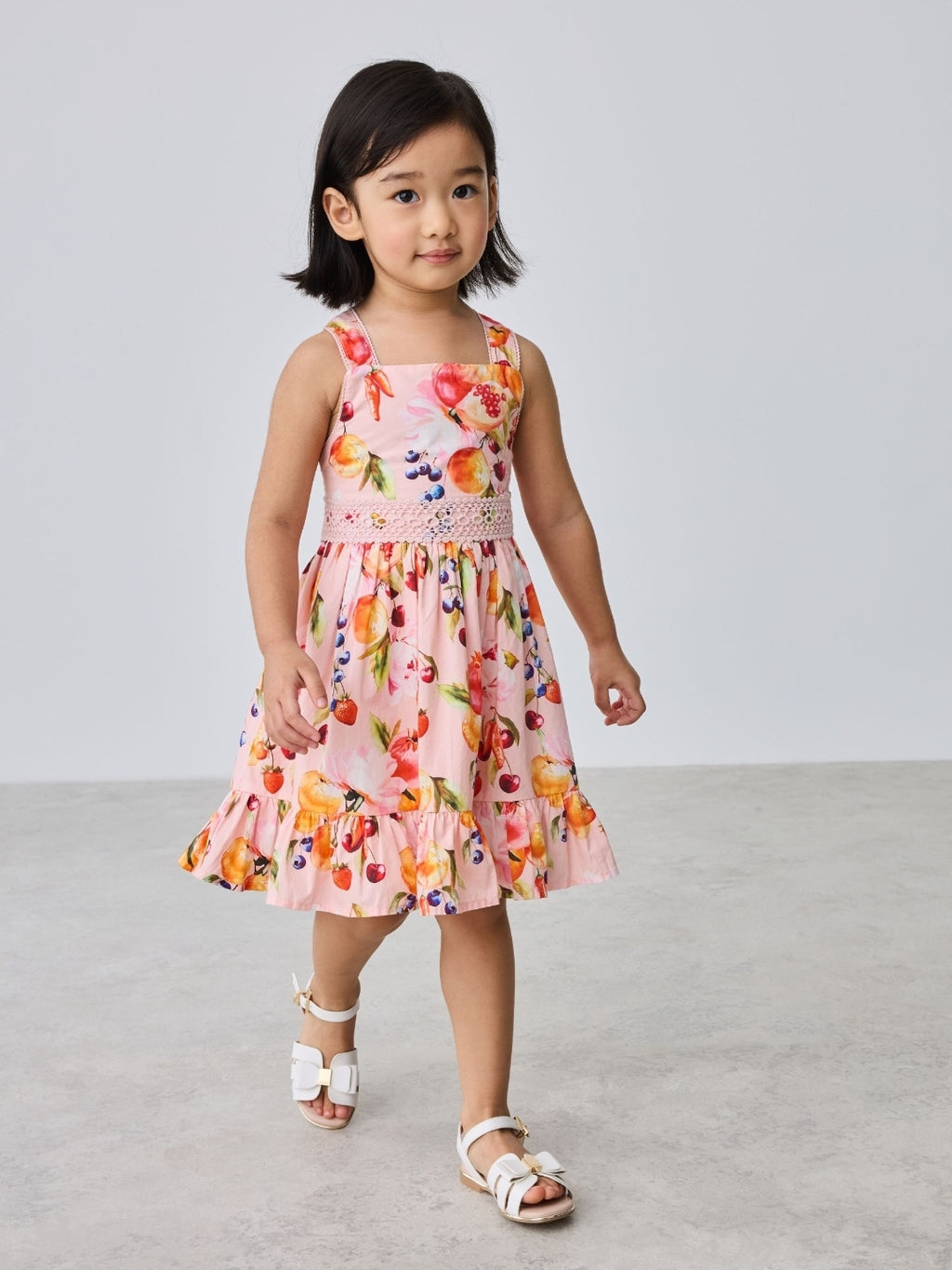 Baker by Ted Baker Fruit Print
Cross-Back Tiered Multi Dress
