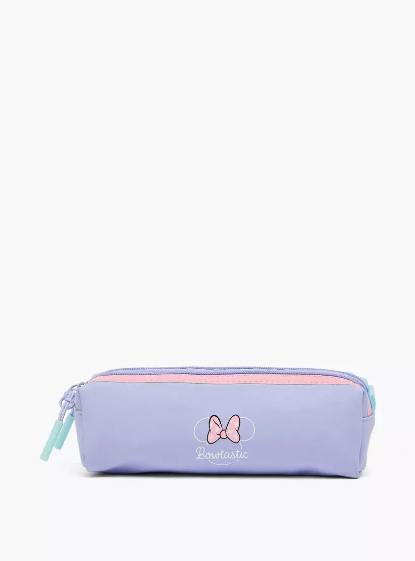 Disney Minnie Mouse Print Pencil Case