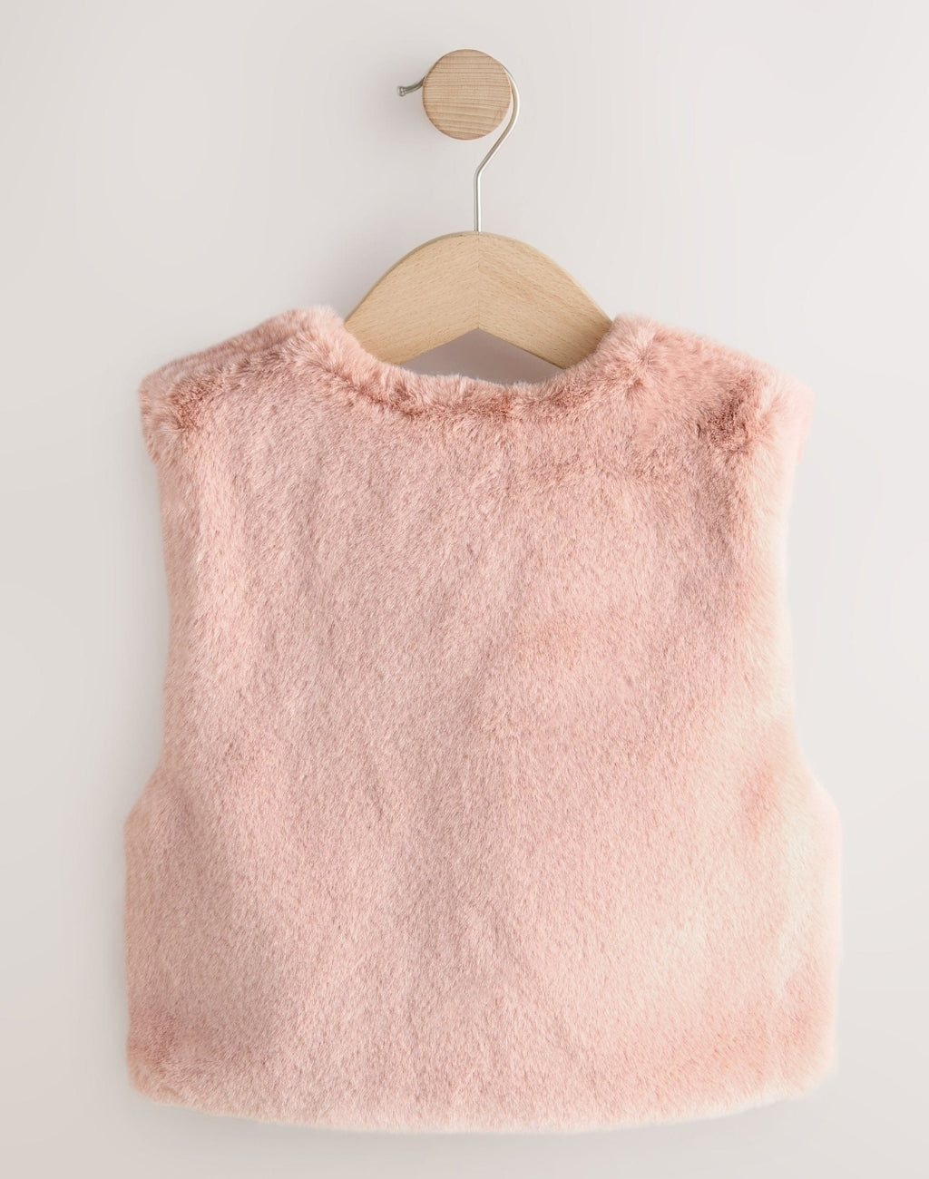 Pink Faux Fur Gilet