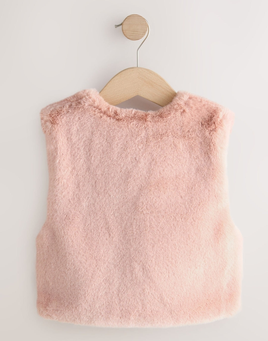 Pink Faux Fur Gilet
