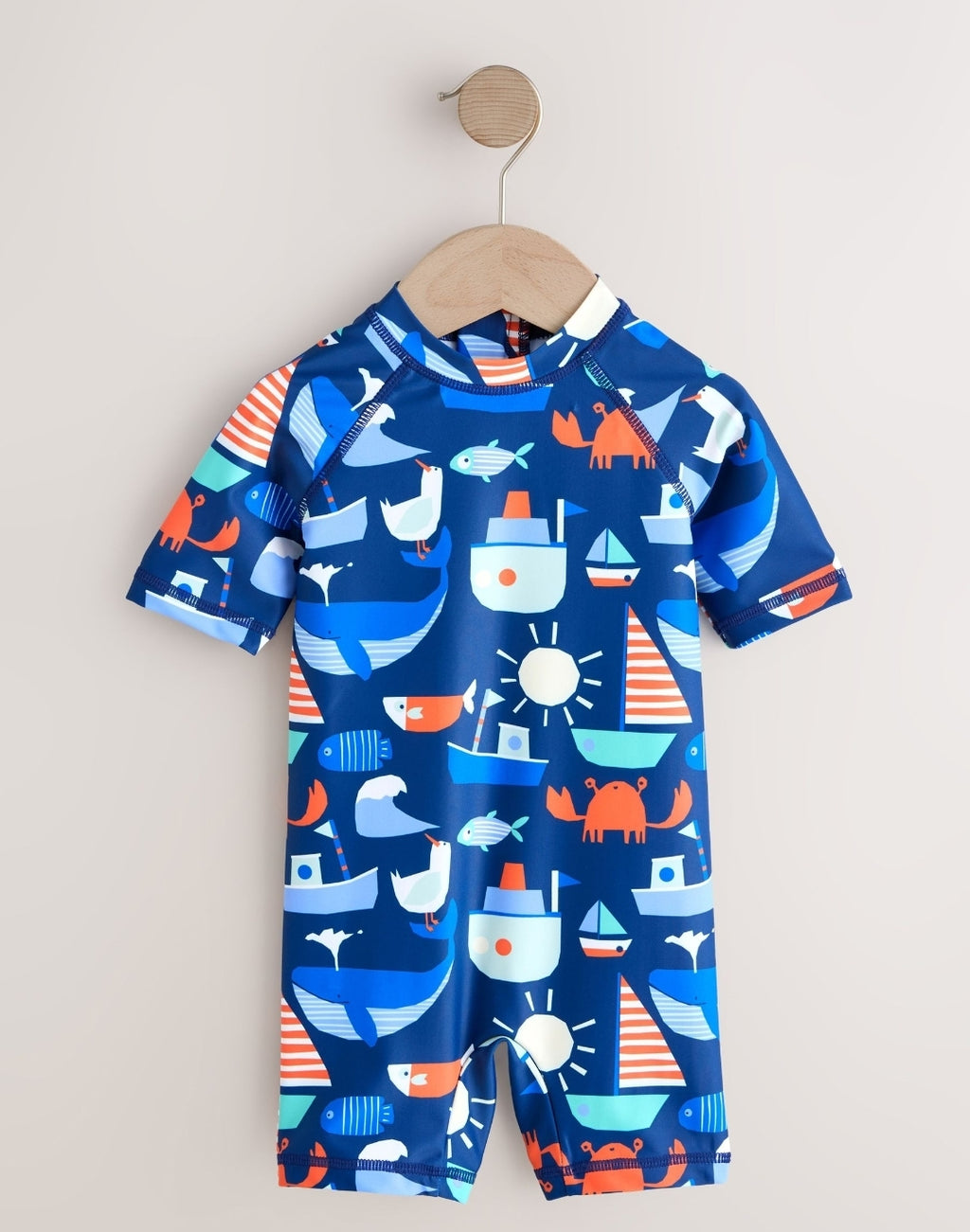 Navy Nautical Sunsafe All-In-One
Swimsuit