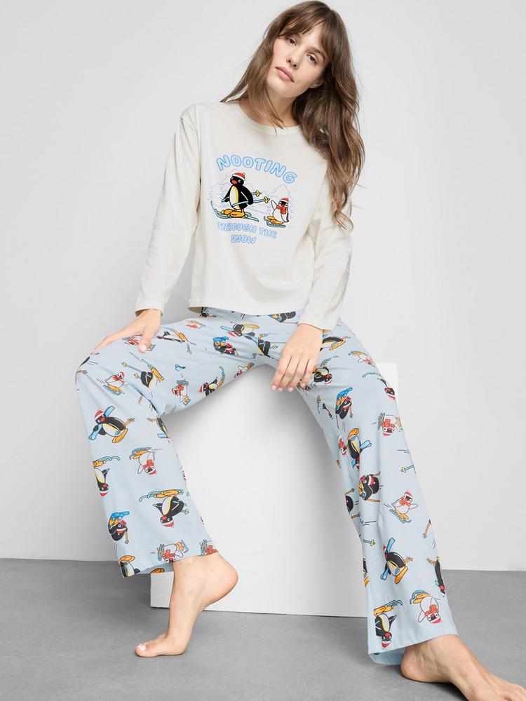 Primark Women’s Pure Cotton Pingu Family Christmas Pyjamas
