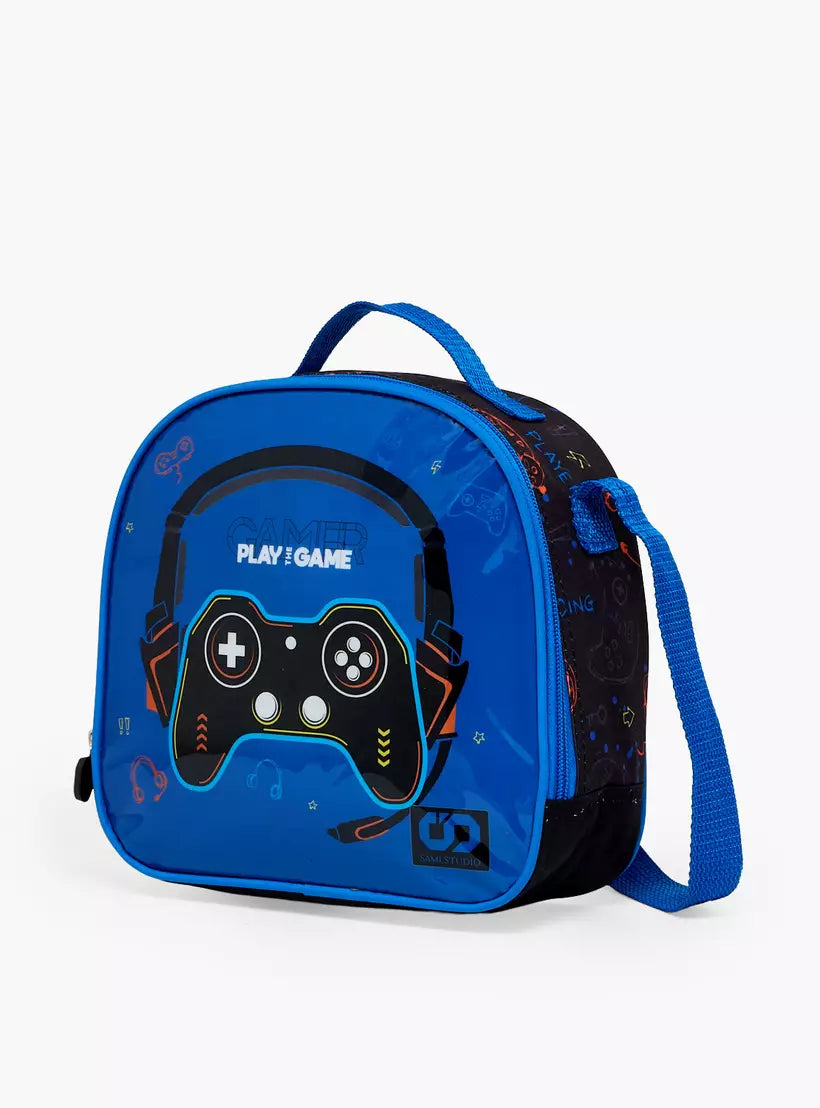SAMI STUDIO Gaming Print 5-Piece School Backpack Set16 inches