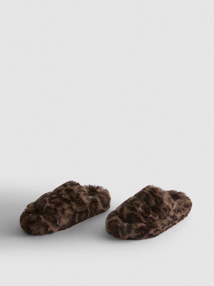 Primark Double Strap Fluffy Slippers