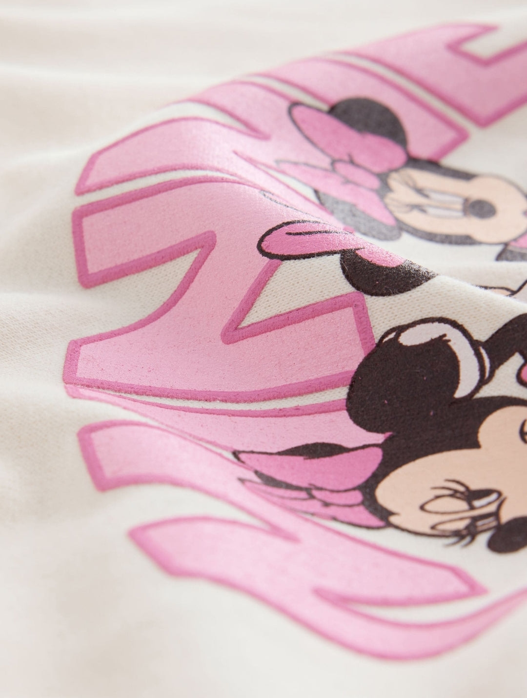 Cream Minnie Mouse Sweatshirt
