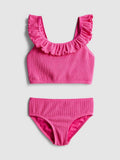 Ruffle Textured Bikini