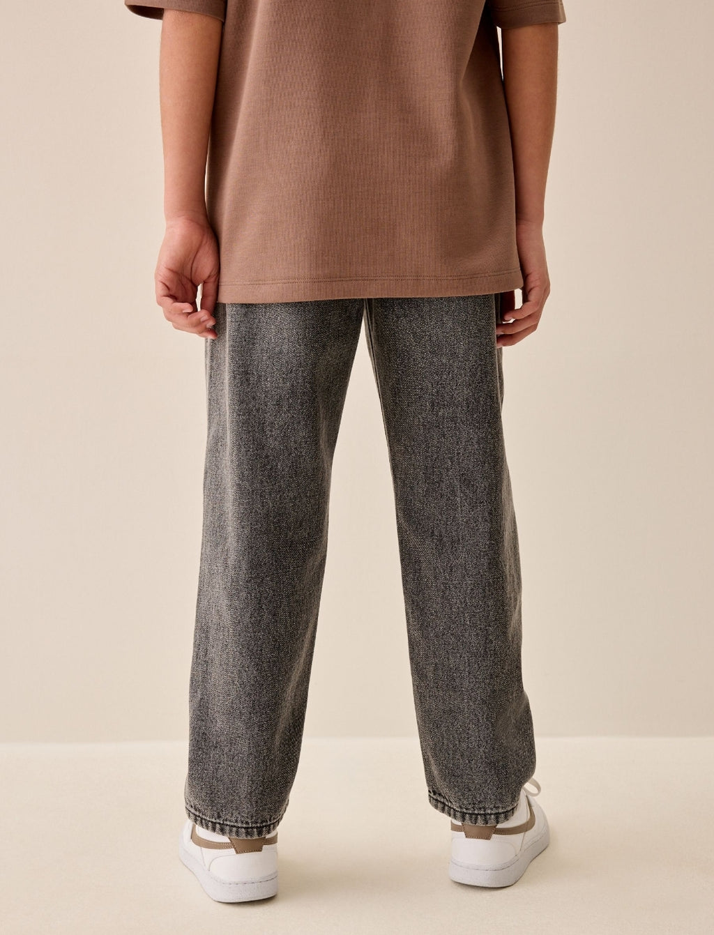 Dark Grey Loose Fit Authentic Jeans