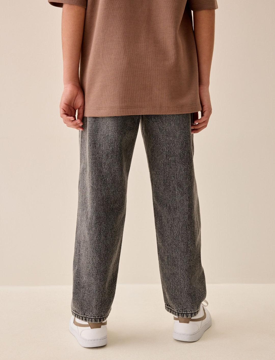 Dark Grey Loose Fit Authentic Jeans