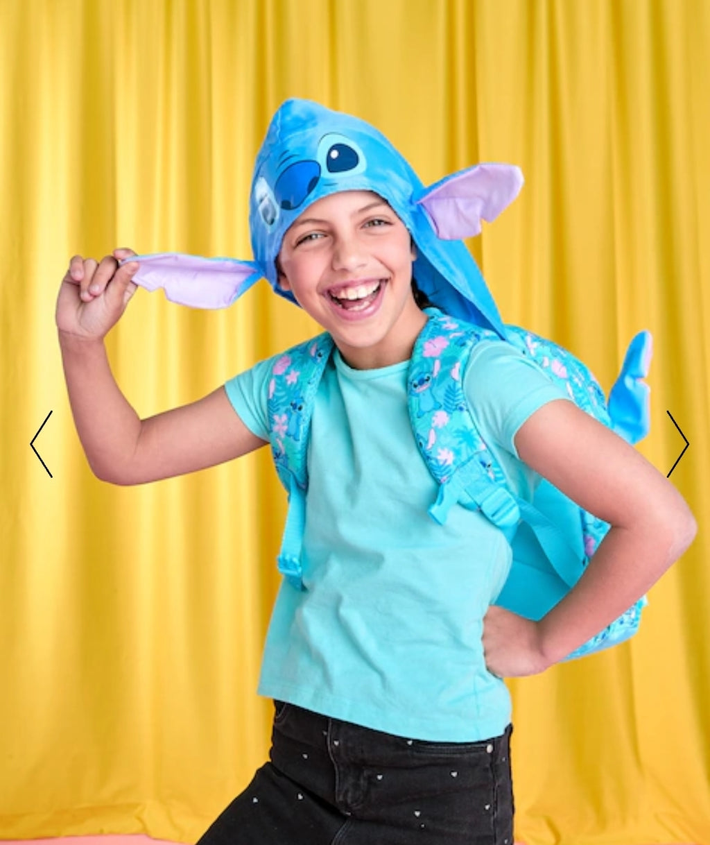 Stitch Junior Hoodie Backpack