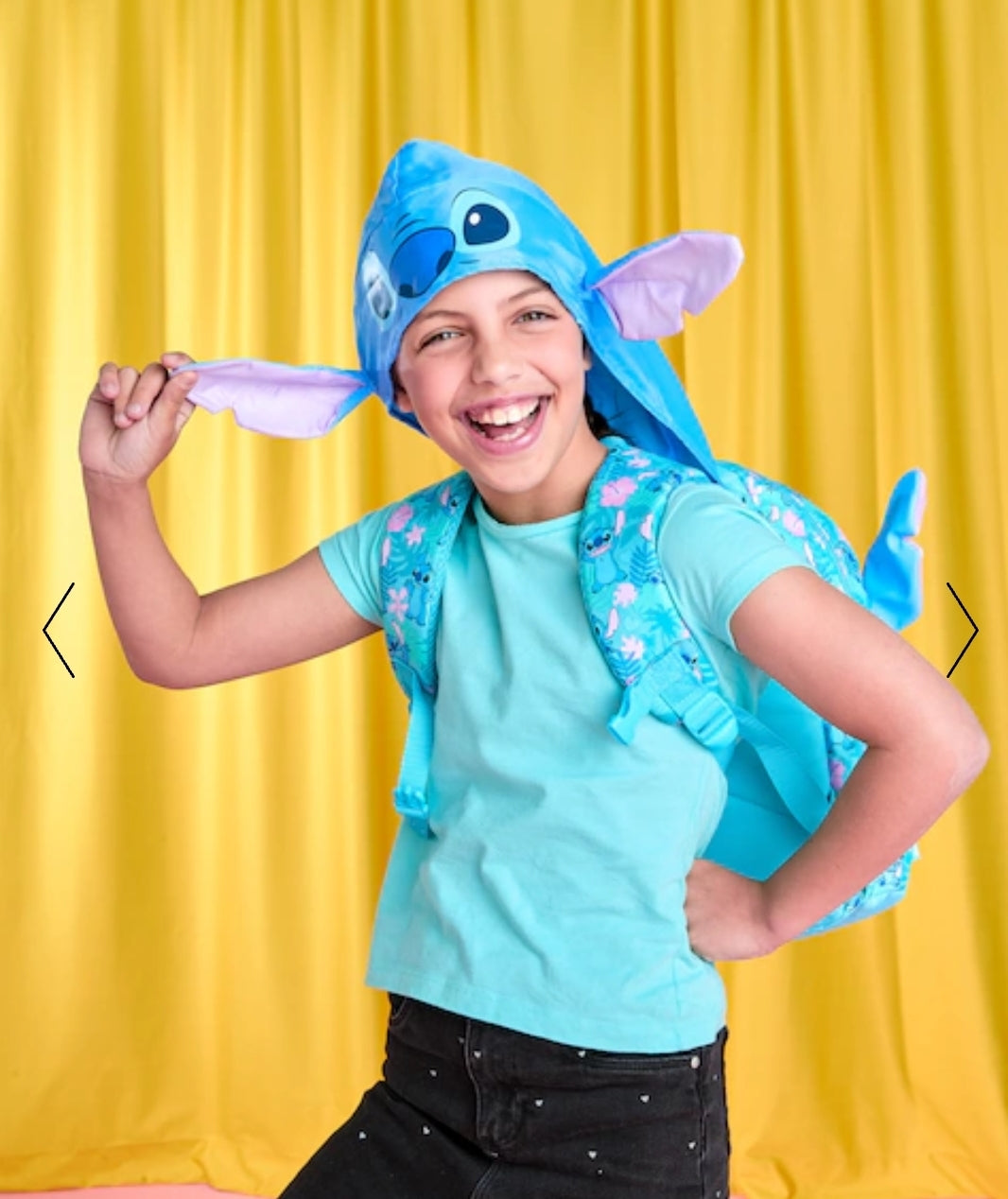 Stitch Junior Hoodie Backpack