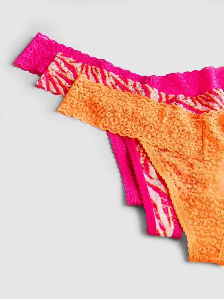 Primark 3pk Lace Bandeau Thongs