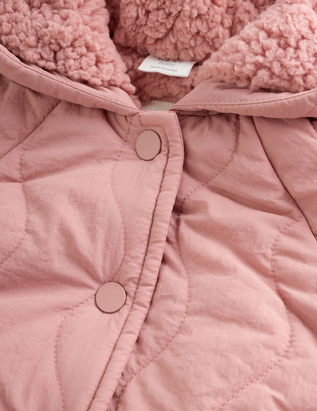 Pink Quilted Puffer Baby Jacket