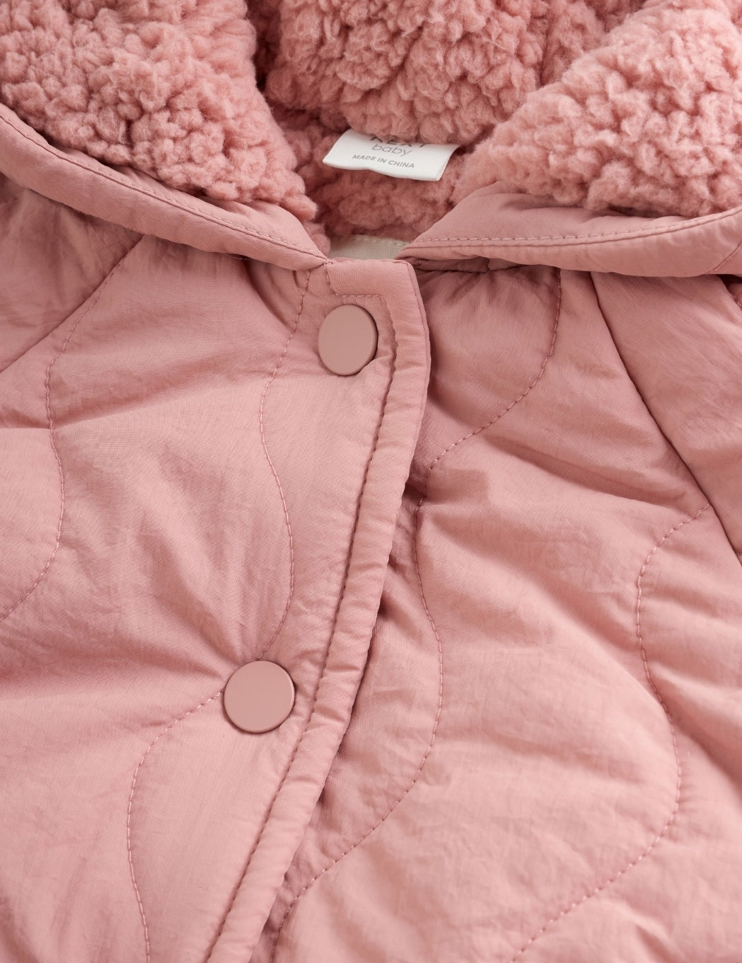 Pink Quilted Puffer Baby Jacket
