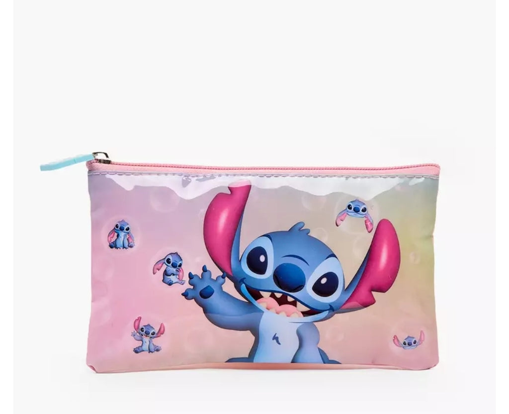 Disney Stitch Print 5-Piece School Trolley Bag Set 16 inch