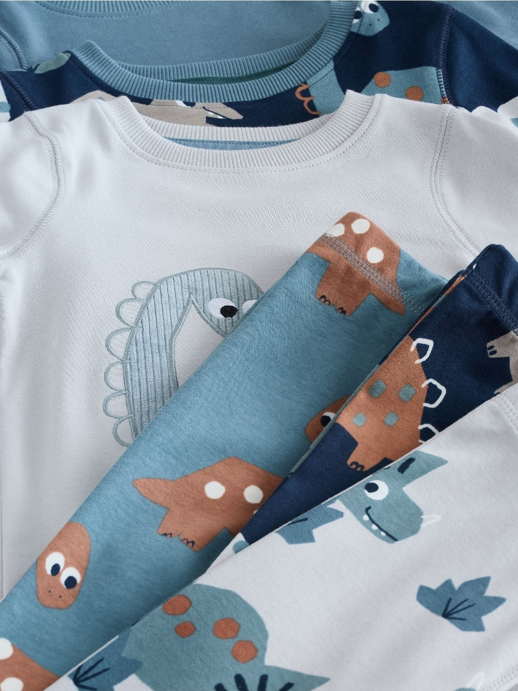 Navy/Grey Dinosaur Snuggle
Pyjamas 3 Pack