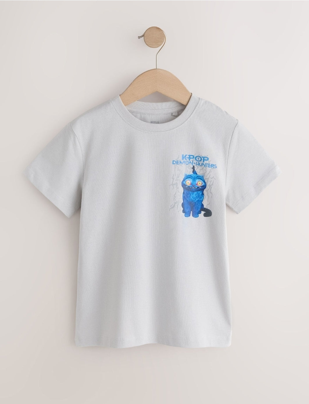 Grey Back Print KPOP Demon Hunters T-Shirt