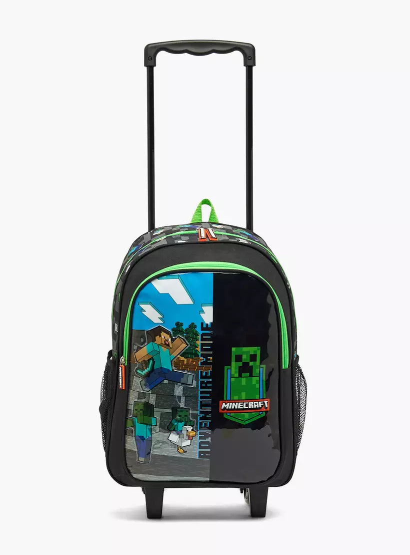 Hollywood Magic Printed 5-Piece School Trolley Bag Set 16 inches
