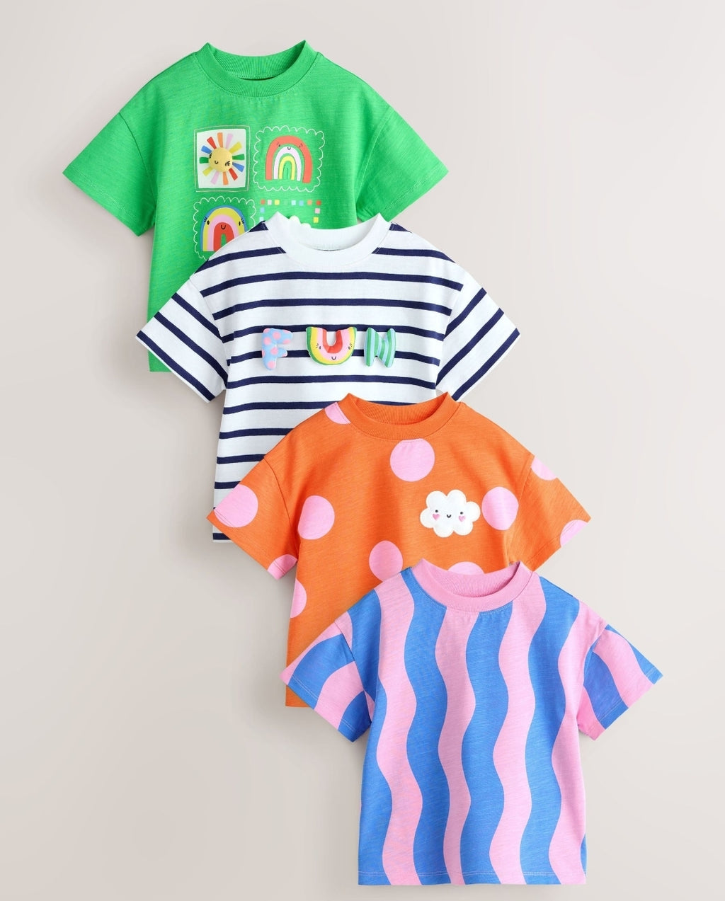 Rainbow T-Shirts 4 Pack